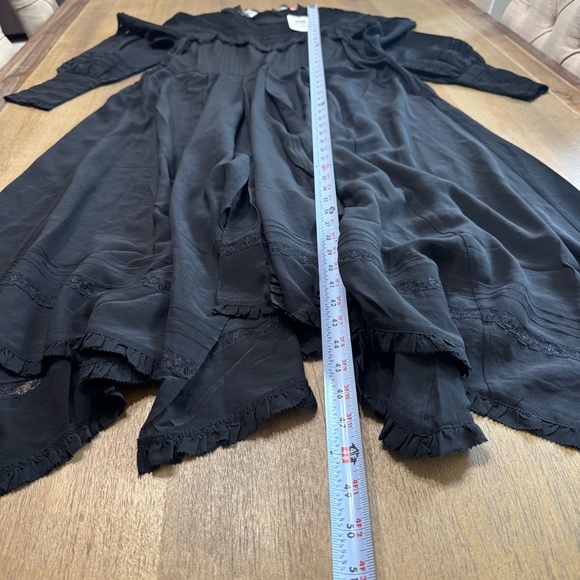 Zadig & Voltaire Women's Rozyl Silk Midi Dress Size Small Black - Picture 5 of 15